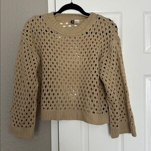 H&M Beige Knit Sweater